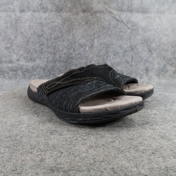 Earth Origins Shoes - Earth Origins Shoes Womens 7 Sandal Casual Comfort Adjustable Strap Leather Knit